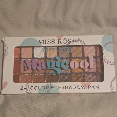 Miss Rose Magicool 24 Color Glitter Eyeshadow Palette Pressed Powder