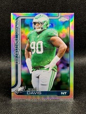Jordan Davis 2025 Topps Chrome REFRACTOR SP - Eagles