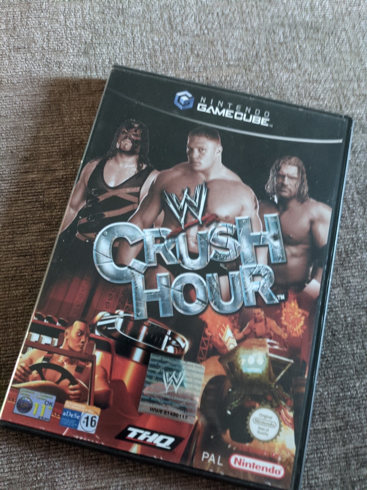 WWE Crush Hour Nintendo GameCube Complete With Mania CIB PAL VGC NGC UK FP