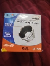Zeikos 37mm 0.45X Wide Angle Lens ZE-WA37S Professional High Definition 