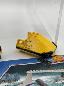 LEGO City Coast Guard Sea 60164 Rescue Plane Missing Small Boat