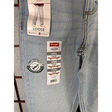 Wrangler loose-fit boys' jeans100 cotton denim, adjust-to-fit waistband 8 Slim