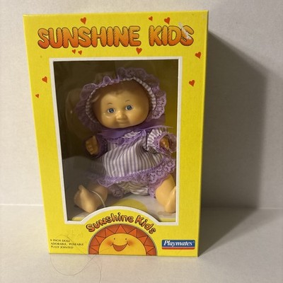 SUNSHINE KIDS Doll Purple White Stripe Outfit 6'' Tall RARE VINTAGE 1981 NEW 