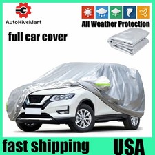 Full Car Cover Waterproof All Weather Protection Anti-UV Rain Snow Anti Scratch