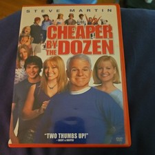 Cheaper by the Dozen (DVD, 2003) Very Good ADD TO CART 2 GET 2 FREE
