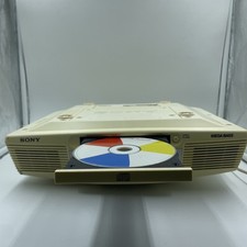 Sony ICF-CD533 Clock Radio AM FM CD Player Mega Bass Under Cabinet TESTED WORKS