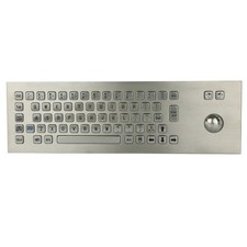 USB Industrial Stainless Steel Metal Rugged Keyboard For Self Service Kiosk