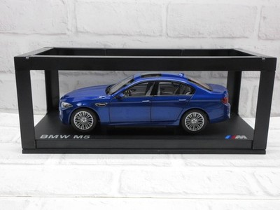 BMW M5 モンテカルロブルーミニカー Miniature Car 1/18 BMW M5 Monte Carlo Blue Dealer Official