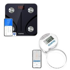 Renpho Bluetooth Body Fat Scale, Digital Weight Scale Bathroom Smart Body Com...