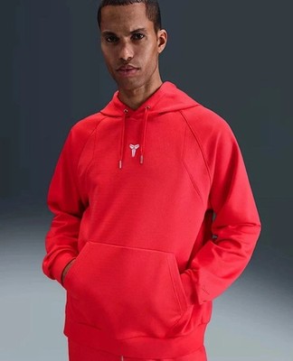 Nike Kobe Therma-FIT Pullover Hoodie Red Mamba Mentality HJ8109-696 Mens Large