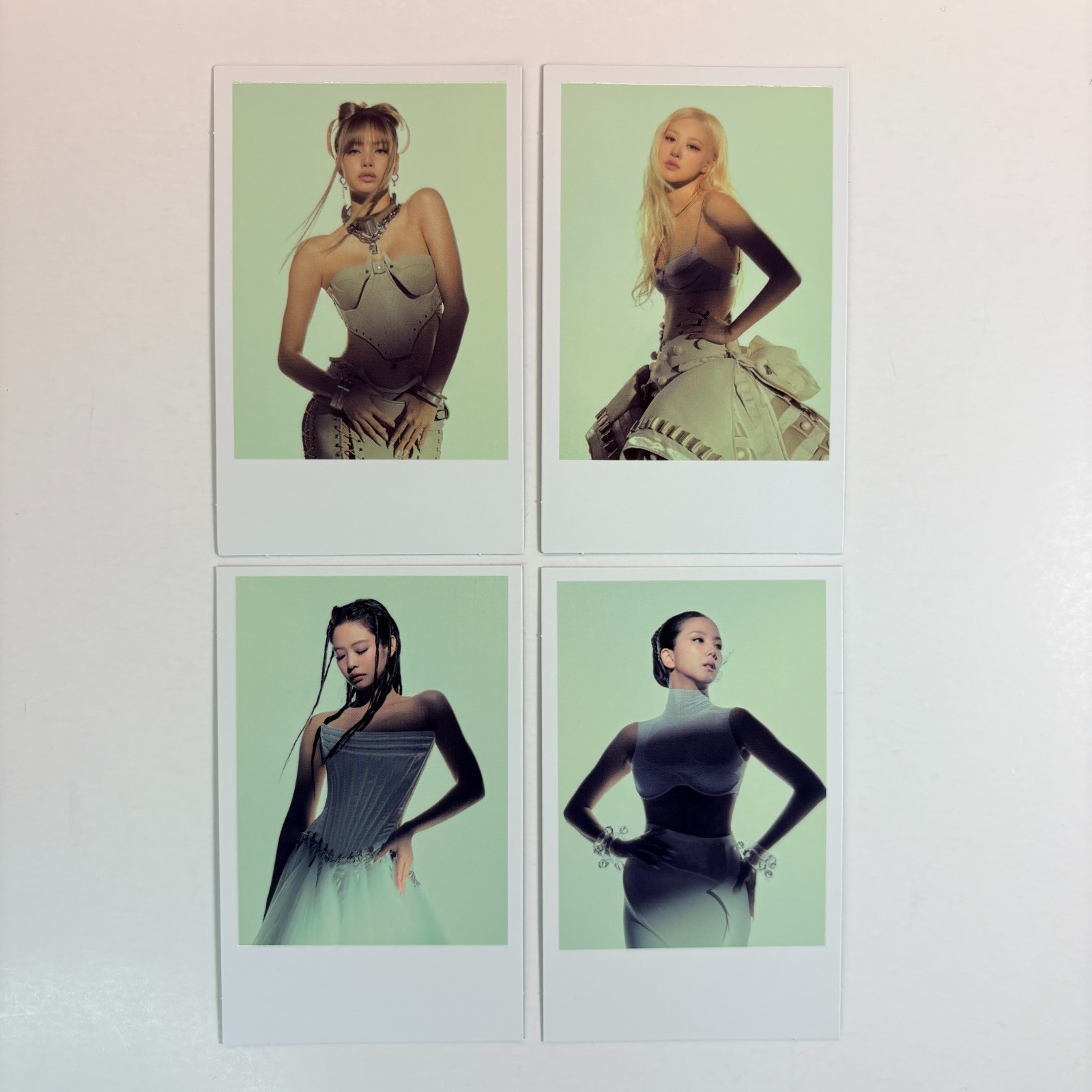 [BLACKPINK] 3rd MINI ALBUM [DEADLINE] SILVER Ver. WEVERSE POB Polaroid Photocard