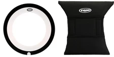 Big Fat Snare Drum Donut XL - 14 inch + Evans EQPAD Value Bundle