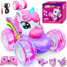 RC Stunt Car 4WD 360 Rotating Remote Control Unicorn Toy LY-018 Toys Girl Cars