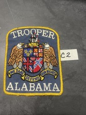 Alabama Trooper Cheese Cloth Back Police Patch - C2