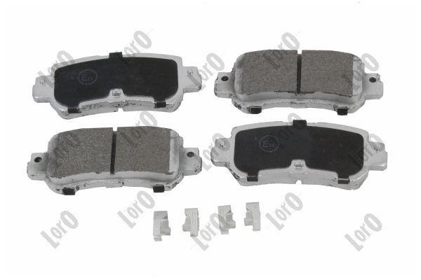 ABAKUS Disc Brake Pad Set 231-02-133 For Mazda Reinforced ECE R90