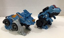 Vtech Switch  Go Dinos T-Rex  Triceratops Transforming Toy Lot Of 2
