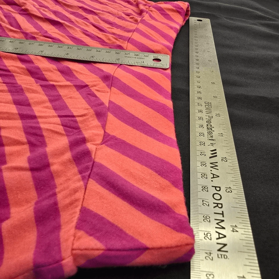 Falda para mujer CASLON a rayas rosa y naranja Foto 4 de 4