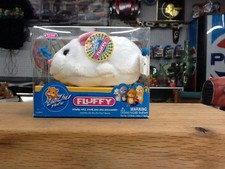Vintage Zhu Zhu Pets Hamster Fluffy 2009 New in Box damage to box