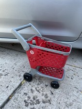 Target Kids Toy Shopping Cart   Red  Gray