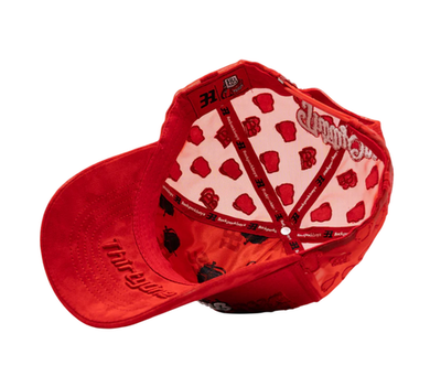 31 HATS X BACKBACK BOYZ LA MOCHILA RED SNAPBACK HAT FULL SET