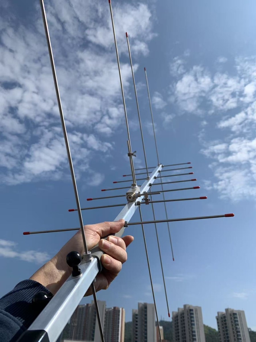 U7V4 Yagi Antenna 430/144MHz Dual-Band Detachable Portable Amateur
