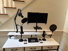 Podcast Bundle - Maonocaster AME2 Dual Mic Bundle plus many extras see desc 