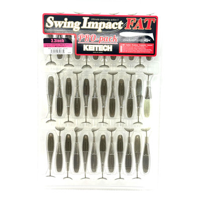 Keitech Fat Swing Impact 3.3'' Swimbait Pro Pack - 36 Ct