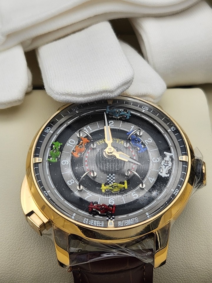 Invicta Racing Automatic Men's Watch - 46mm, Gold Limited Edition ...
