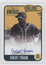 2020 Onyx Vintage Extended Blue Ink Auto /275 Robert Puason #EARP Auto nd3