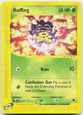 Koffing 114/165 Common Expedition Base Set Pokemon Heavily Played on eBay