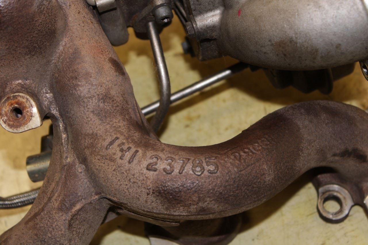 2014-20 Maserati Ghibli S Q4 3.0L AWD Left Side Engine Turbocharger Manifold 57K