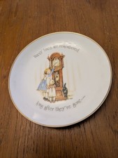Vintage Holly Hobbie Designer's Collection Plate By Sands, Japan, Happy Times
