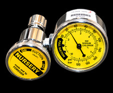 Foregger Nursery Suction Regulator and Vacuum Gauge Assembly