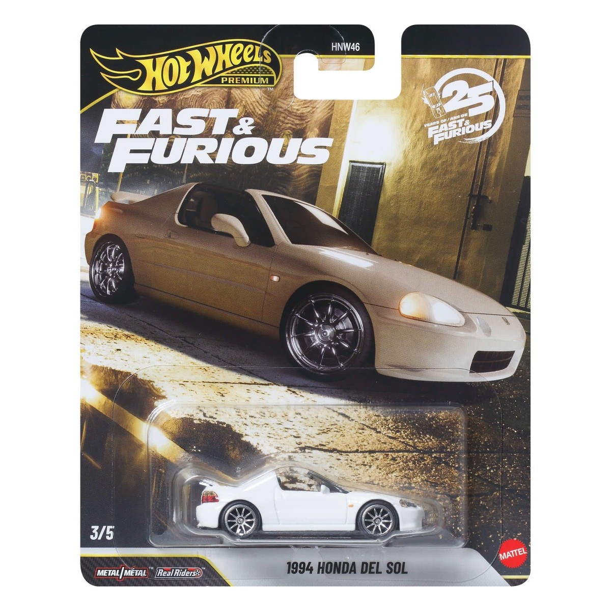 1994 Honda Del Sol Fast&Furious デルソル Hot Wheels Premium Fast & Furious 1994 Honda Del Sol | eBay