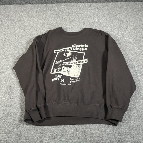 Brandy Melville John Galt Oversized New York Electric Circus Sweatshirt Size Xl