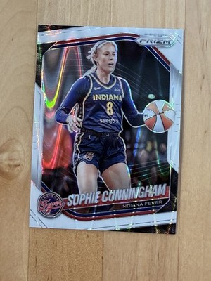 2025 Panini Prizm WNBA - Sophie Cunningham #63 White Seismic Prizm -New Rare