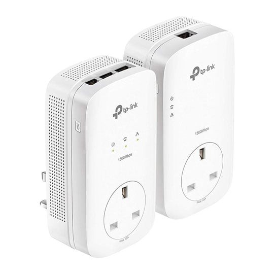Tp-Link Tl-Pa8033pkit Av1300 3-Port Gigabit Passthrough Powerline Starter Kit - Image 2
