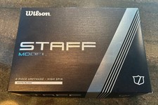 NEW Authentic Wilson Staff Model White Golf Balls 6 Dozen 72 Total 