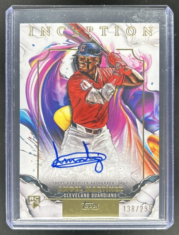2025 Topps Inception Angel Martinez Rookies Emerging Stars Auto #/299 #RESA-AM