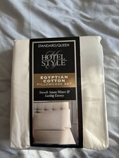 Hotel Style Egyptian Cotton Pillowcase Set Standard/Queen 600 thread count