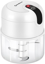 EASYSPEED Zerkleinerer Elektrisch Mini, 250Ml, Gemüsezerkleinerer, USB Typ-C Auf