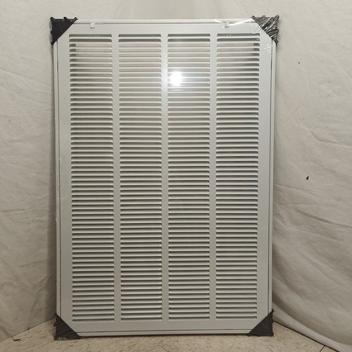 Filtered Air Return Grill Vent Cover Duct Size 24 x 24 White Removable Face