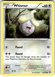 Whismur 80/124 XY - Fates Collide Common