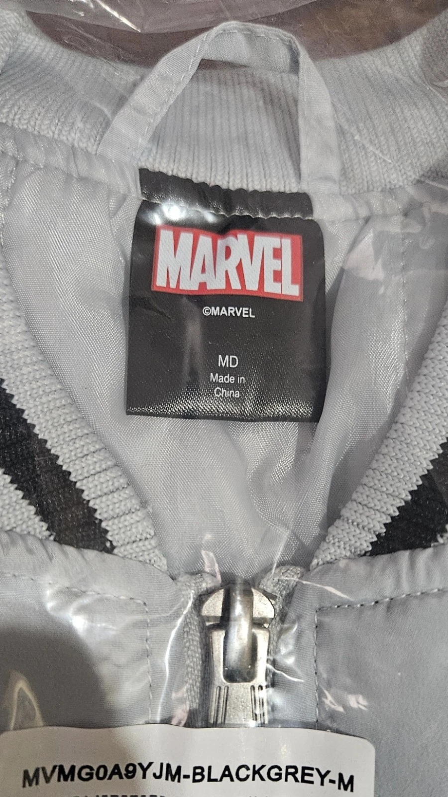 Brand New Spider-Man Miles Morales Youth Varsity Bomber Jacket Size Kids Medium