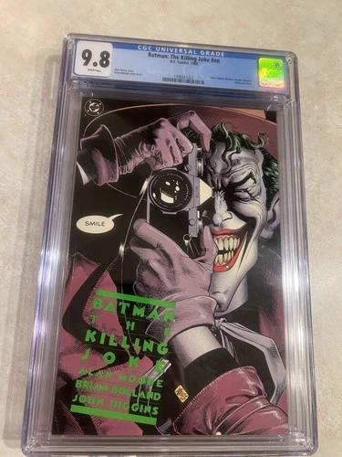 Batman: The Killing Joke CGC 9.8 Graded Comic Book - Alan Moore - Joker Key