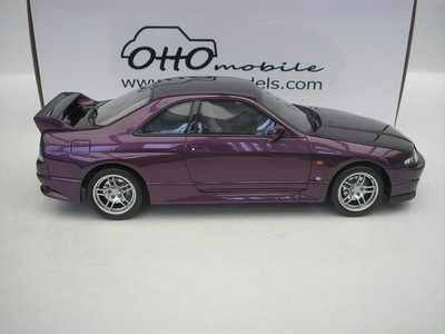 NISSAN SKYLINE GT-R R33 V-SPECIAL 1999 PURPLE 1/18 OTTO MOBILE