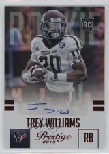 2015 Panini Prestige Rookie Extra Points Red Signatures Trey Williams Auto 0c3