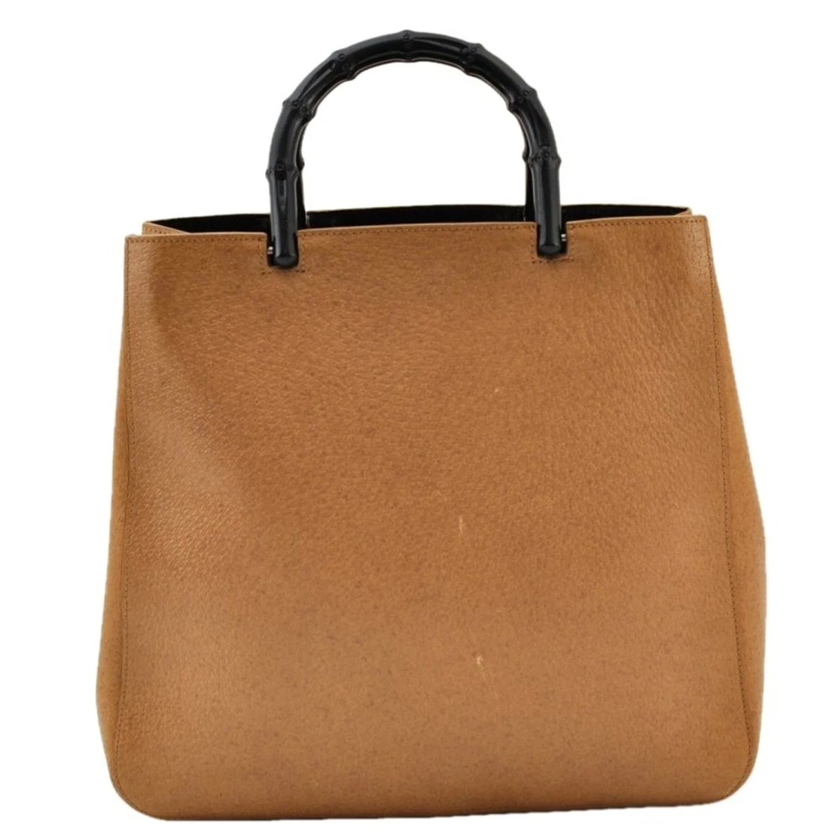 Gucci Bamboo Leather Exterior Tote Bags & Handbags for Women for