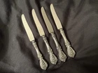 Lot 4 Reed & Barton Francis I Sterling 7-1/8" Modern Blade Youth Knife Monogram