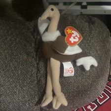 TY McDonald's Teenie Beanie - #10 STRETCHY the Ostrich (1993) (5 inch) - New